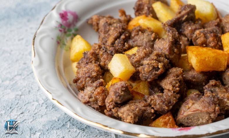 طريقة عمل كبدة الدجاج