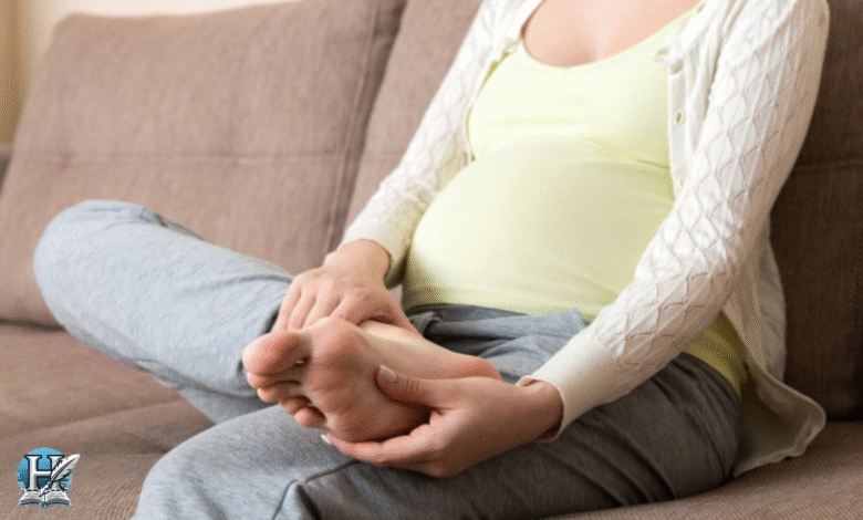 علاج حكة القدمين واليدين للحامل